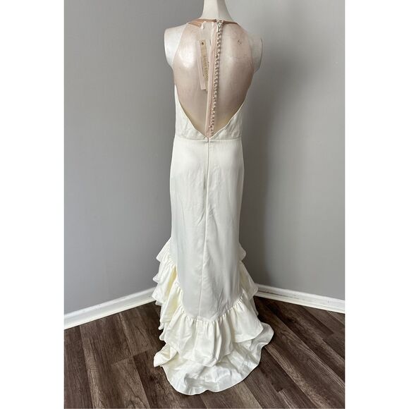 Bronx and Banco Paros Gown in White US 6 $620 - Picture 8 of 13